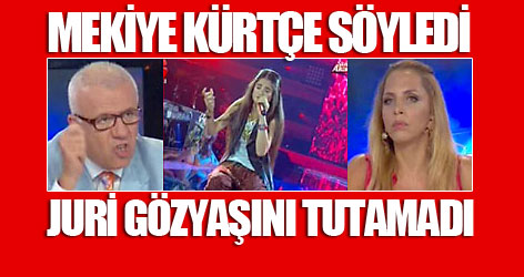 Kürt kızı Mekiye söyledi, Juri ağladı!