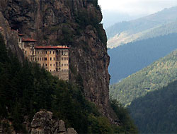 Sümela Manastırı'ndaki ayin sona erdi