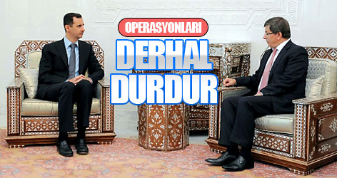 Türkiye: Operasyonları derhal durdur