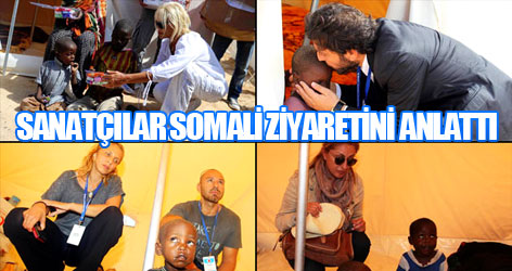 Sanatçılar Somali ziyaretini anlattı