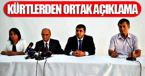 Kürtler ortak açıklama yaptı