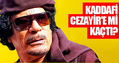Kaddafi Cezayir'e mi kaçtı?