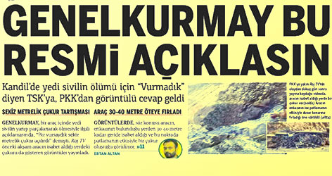 Roj Tv: TSK bu fotoğrafı açıklasın!