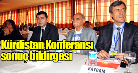Kürdistan Konferansı sonuç bildirgesi