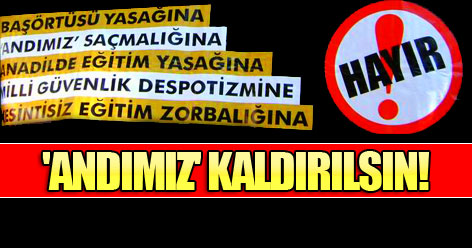 Özgür-Der: 'Andımız' Kaldırılsın!