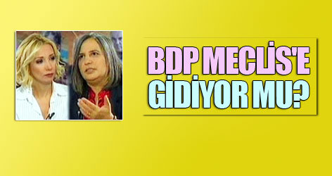 BDP Meclis'e gidiyor mu?