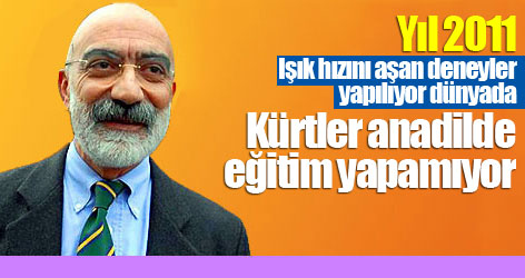 Ahmet Altan: Yıl 2011... Kürtler anadilde eğitim yapamıyor