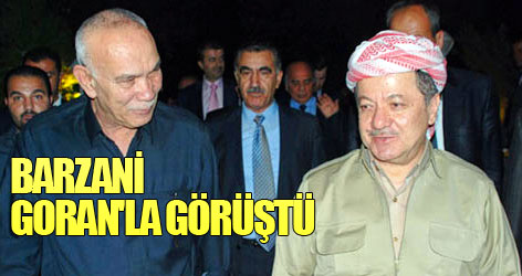 Mesut Barzani Goran'la görüştü