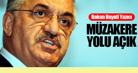 Hayati Yazıcı: Müzakere yolu açık