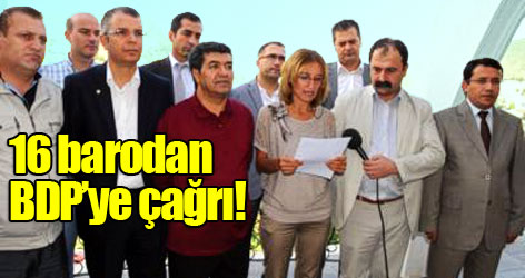 16 barodan BDP'ye çağrı