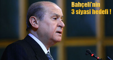 Devlet Bahçeli'nin 3 siyasi hedefi