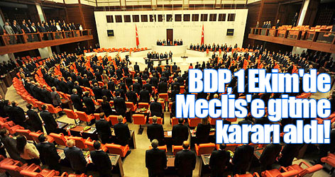 BDP Meclis kararını resmen açıkladı