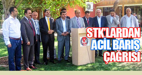 STK’lardan acil barış çağrısı