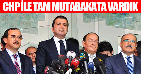 AKP ile CHP tam mutabakata vardı