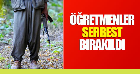 PKK 4 öğretmeni serbest bıraktı