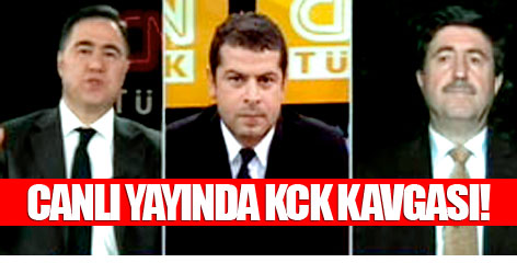 Canlı yayında KCK kavgası!