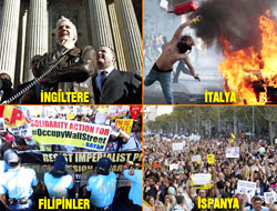 ‘Wall Street'i işgal et’ eylemi 82 ülkeye yayıldı