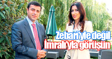 Demirtaş: Zebari'yle değil İmralı'yla görüşün