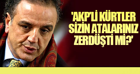 'AKP’li Kürtler, sizin atalarınız Zerdüşti mi?'