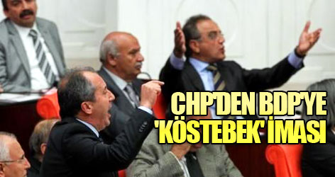 CHP'den BDP'ye 'Köstebek' iması
