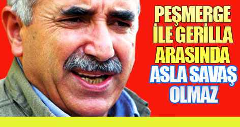 Karayılan: Peşmerge ile gerilla arasında asla savaş olmaz