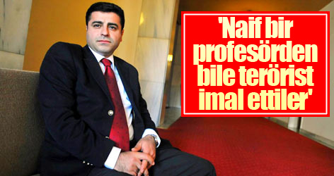 'Naif bir profesörden bile terörist imal ettiler'
