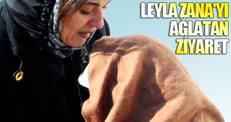 Leyla Zana'yı ağlatan ziyaret