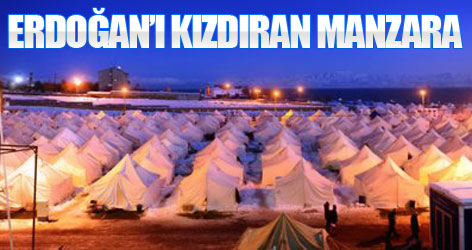 Van'daki manzara Erdoğan’ı kızdırdı