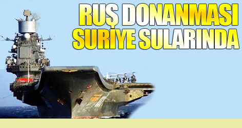 Rus donanması Suriye sularında