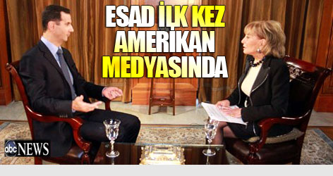 Esad ilk kez ABD medyasında