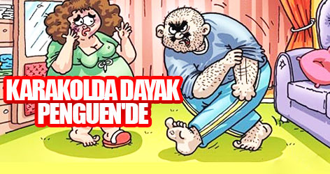 Karakolda dayak Penguen'de