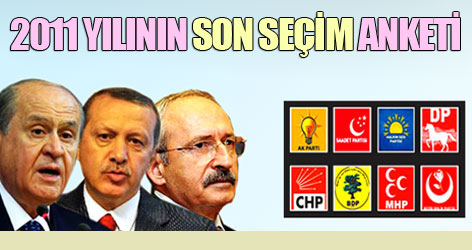 2011 yılının son seçim anketi