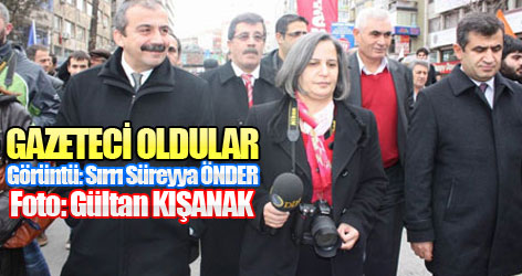 Kışanak ve Önder DİHA muhabiri oldu