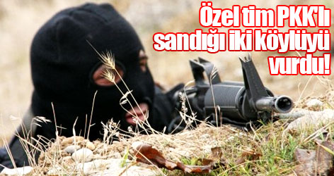 Özel tim PKK'lı sandığı iki köylüyü vurdu!