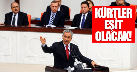 Bülent Arınç: Kürtlerin tüm haklarını tanıyacağız