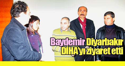 Baydemir, Diyarbakır DİHA'yı ziyaret etti
