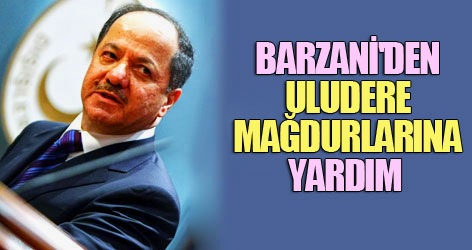 Barzani'den Uludere mağdurlarına yardım
