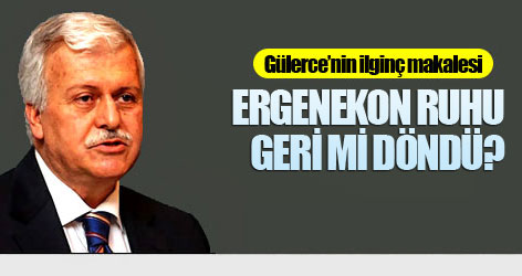 Gülerce: Ergenekon ruhu geri mi döndü?