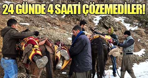 Uludere’de 24 günde 4 saati çözemediler!