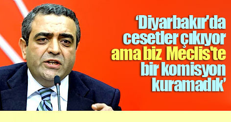 Diyarbakır'da cesetler çıkıyor ama biz, Meclis'te bir komisyon kuramadık!