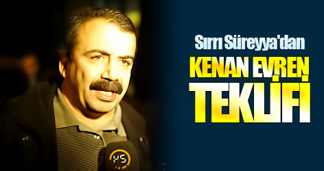 Sırrı Süreyya'dan Kenan Evren teklifi