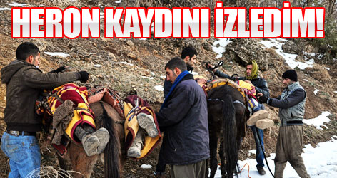 Heron kaydında kaçakçıları gördüm!