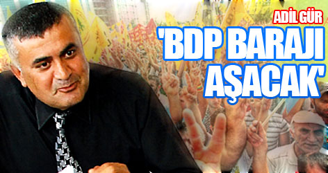 Adil Gür: 'BDP barajı aşacak'