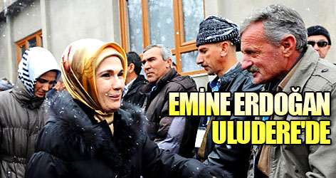 Emine Erdoğan Uludere'de