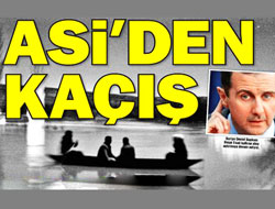 Suriyeliler Beşar Esed'den böyle kaçıyor!