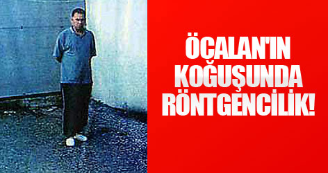 Öcalan'ın koğuşunda röntgencilik!