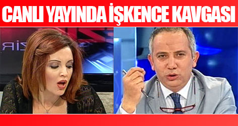 Canlı yayında işkence kavgası!