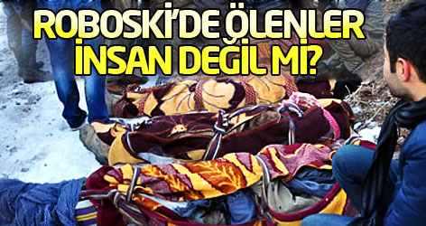 Roboski’de ölenler insan değil mi?