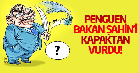 Penguen'in kapağında Bakan Şahin var