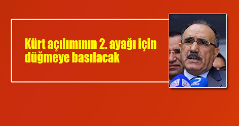 Kürt açılımının 2. ayağı için düğmeye basılacak